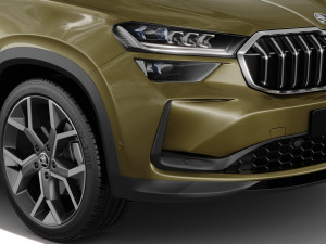 Skoda Kodiaq 2024 with interior 3D 模型