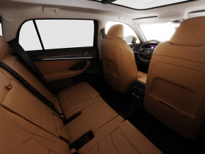 Skoda Kodiaq 2024 with interior 3D 模型