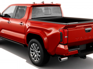Toyota Tacoma 2024 with interior 3D Model