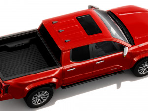 Toyota Tacoma 2024 with interior 3D Model