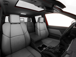 Toyota Tacoma 2024 with interior 3D Model