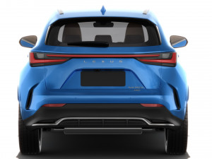 Lexus NX 2023 with interior Modelo 3D