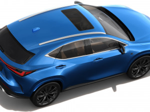 Lexus NX 2023 with interior Modelo 3D