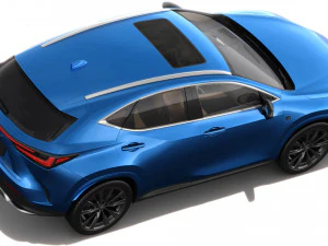 Lexus NX 2023 with interior 3D Model
