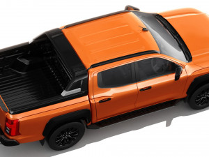 Mitsubishi Triton L200 2024 with interior 3D Model