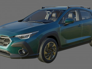 Subaru Crosstrek 2024 with interior model 3D Model