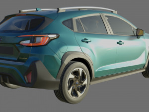 Subaru Crosstrek 2024 with interior model 3D Model