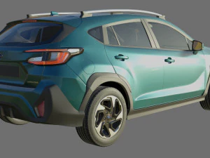 Subaru Crosstrek 2024 with interior model 3D Model