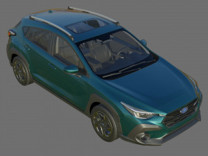 Subaru Crosstrek 2024 with interior model 3D Model