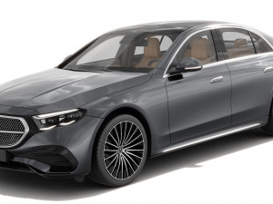 Mercedes-Benz E-class AMG-line 2024 with interior Model 3D
