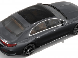 Mercedes-Benz E-class AMG-line 2024 with interior Model 3D