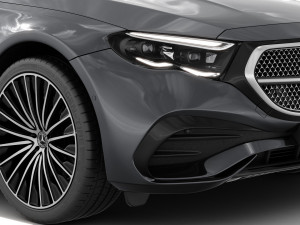 Mercedes-Benz E-class AMG-line 2024 with interior Model 3D