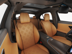Mercedes-Benz E-class AMG-line 2024 with interior Model 3D