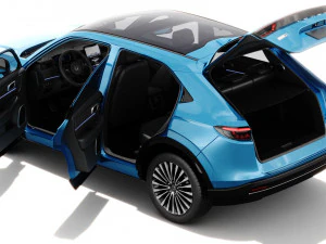 Honda eNy1 with interior 3D Model