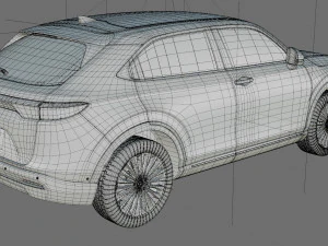 Honda eNy1 with interior 3D Model