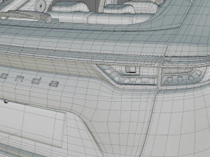 Honda eNy1 with interior 3D Model