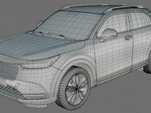 Honda HR-V Vezel XR-V 2022 with interior 3D Model