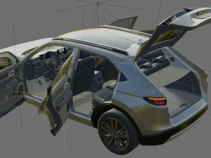 Honda HR-V Vezel XR-V 2022 with interior 3D Model