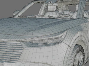 Honda HR-V Vezel XR-V 2022 with interior 3D Model