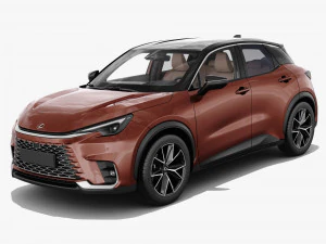 Lexus LBX 2024 mit Innenausstattung 3D Modell