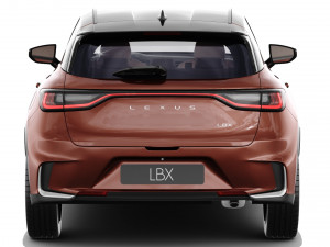 Lexus LBX 2024 with interior Modelo 3D
