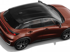 Lexus LBX 2024 with interior Modelo 3D