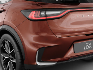 Lexus LBX 2024 with interior Modelo 3D