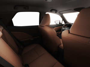 Lexus LBX 2024 with interior Modelo 3D