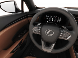Lexus LBX 2024 with interior Modelo 3D