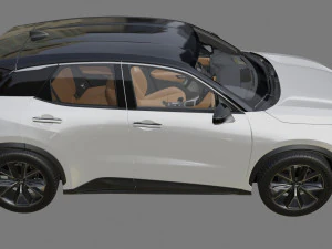 Lexus LBX 2024 with interior 3D Model