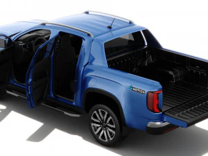 Volkswagen Amarok 2023 Aventura with interior 3D Model