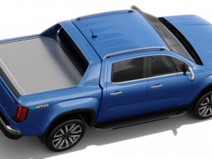 Volkswagen Amarok 2023 Aventura with interior 3D Model