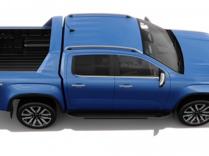 Volkswagen Amarok 2023 Aventura with interior 3D Model