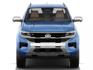Volkswagen Amarok 2023 Aventura with interior 3D Model