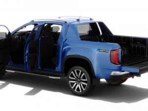 Volkswagen Amarok 2023 Aventura with interior 3D Model