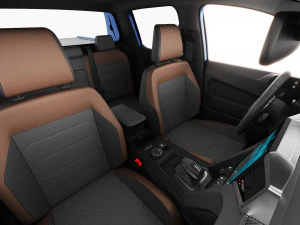 Volkswagen Amarok 2023 Aventura with interior 3D Model