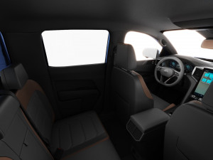 Volkswagen Amarok 2023 Aventura with interior 3D Model
