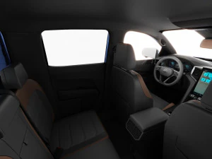 Volkswagen Amarok 2023 Aventura with interior 3D Model