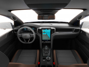 Volkswagen Amarok 2023 Aventura with interior 3D Model
