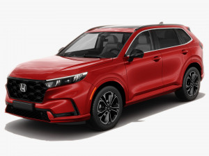 Honda CR-V 2023 with interior 3D Model
