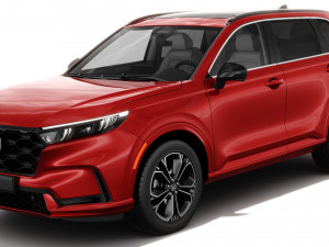 Honda CR-V 2023 with interior Modèle 3D