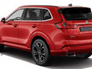 Honda CR-V 2023 with interior Modèle 3D