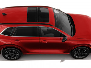 Honda CR-V 2023 with interior Modèle 3D