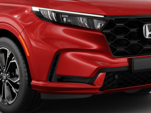 Honda CR-V 2023 with interior Modèle 3D