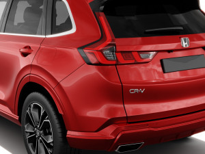 Honda CR-V 2023 with interior Modèle 3D