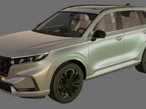 Honda CR-V 2023 with interior Modèle 3D
