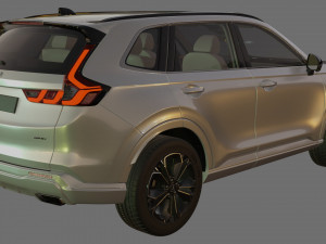 Honda CR-V 2023 with interior Modèle 3D