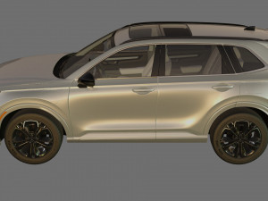 Honda CR-V 2023 with interior Modèle 3D