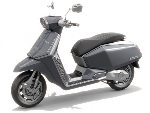 Lambretta X300 3D Model .c4d .max .obj .3ds .fbx .stl .blend 