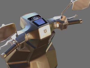 Lambreta X300 Modelo 3D